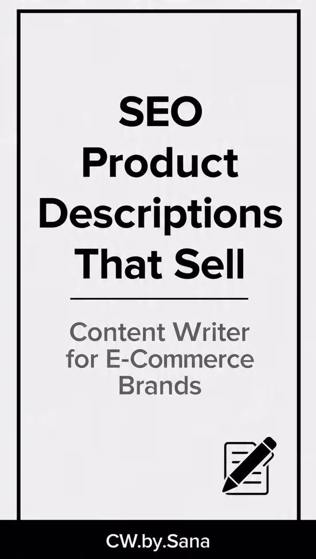 Cover image for I write high-converting product descriptions