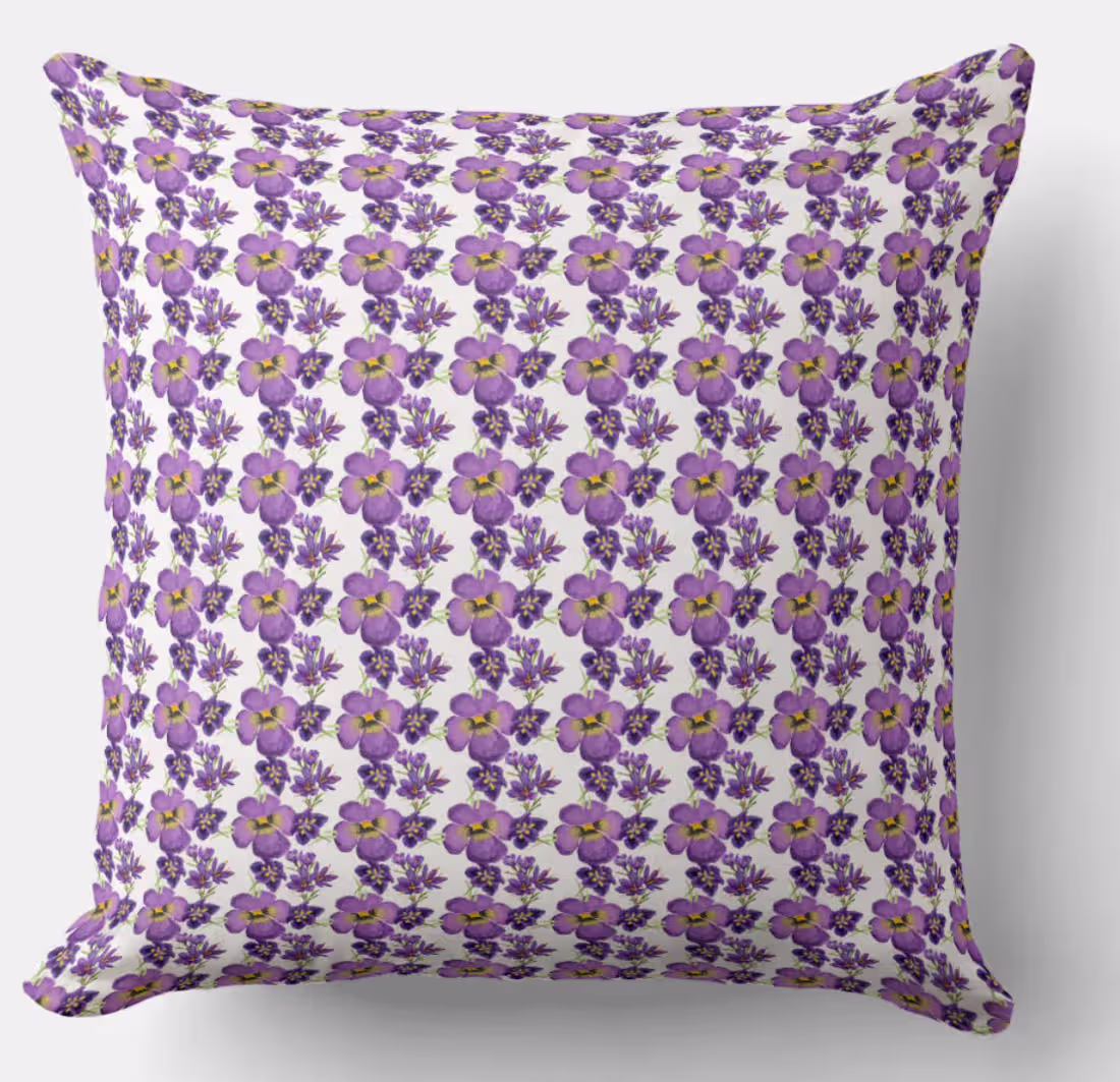 Cover image for "Elegant floral pattern printed on