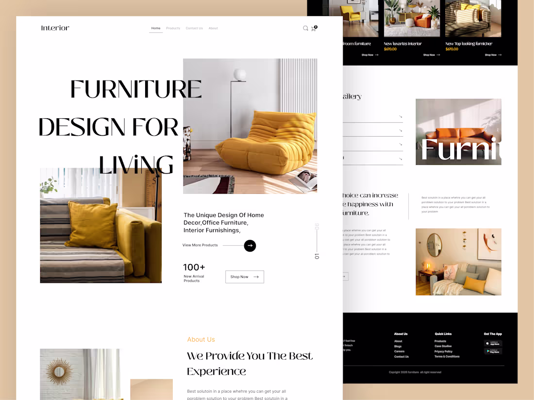 Cover image for We designed this Premium Furniture