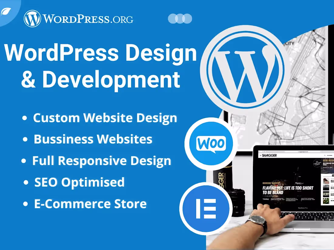 Cover image for Professional WordPress website design and ecommerce website