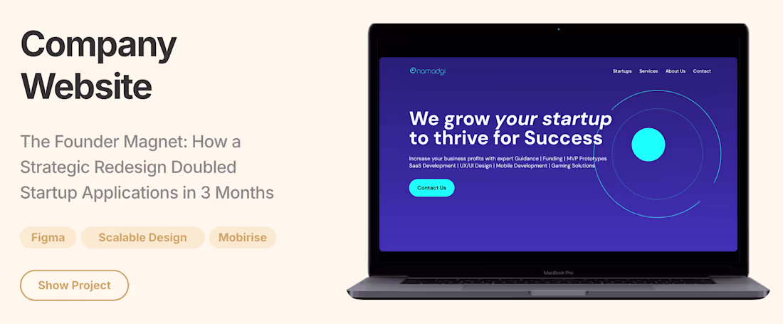 Cover image for Company Website The Founder Magnet: How a Strategic Redesign...