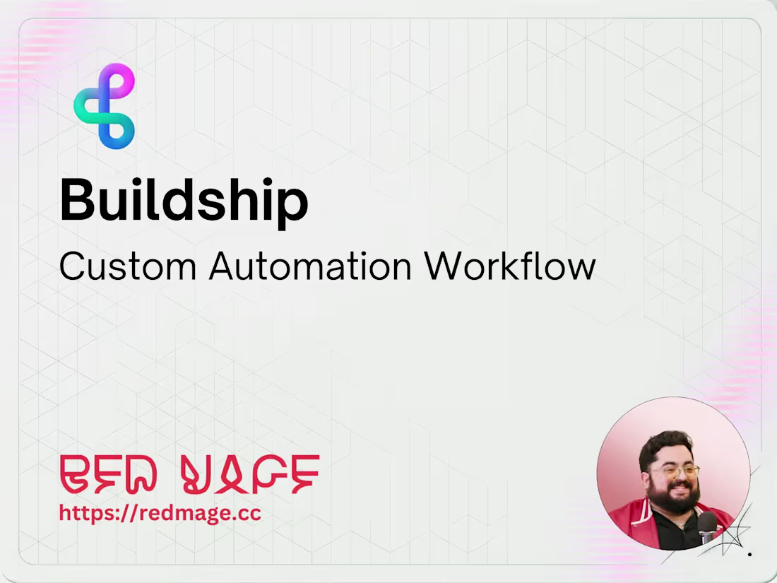 Cover image for BuildShip – Custom Automation Workflow