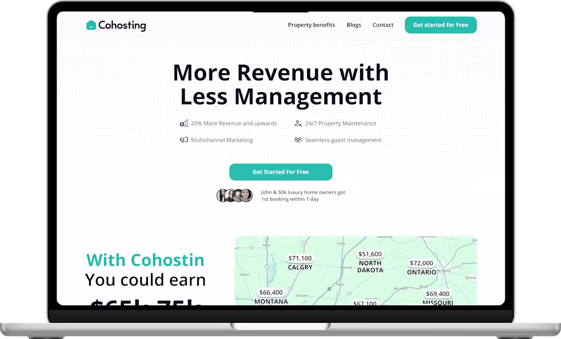 Cover image for Redesigning Co-hosting for trust, conversions & better visuals