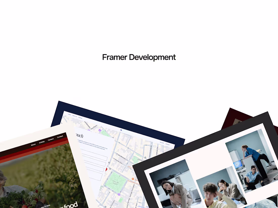 Cover image for Framer Development