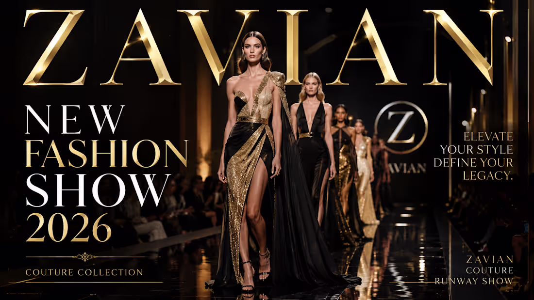Cover image for 🎬 Zavian Couture — Fashion