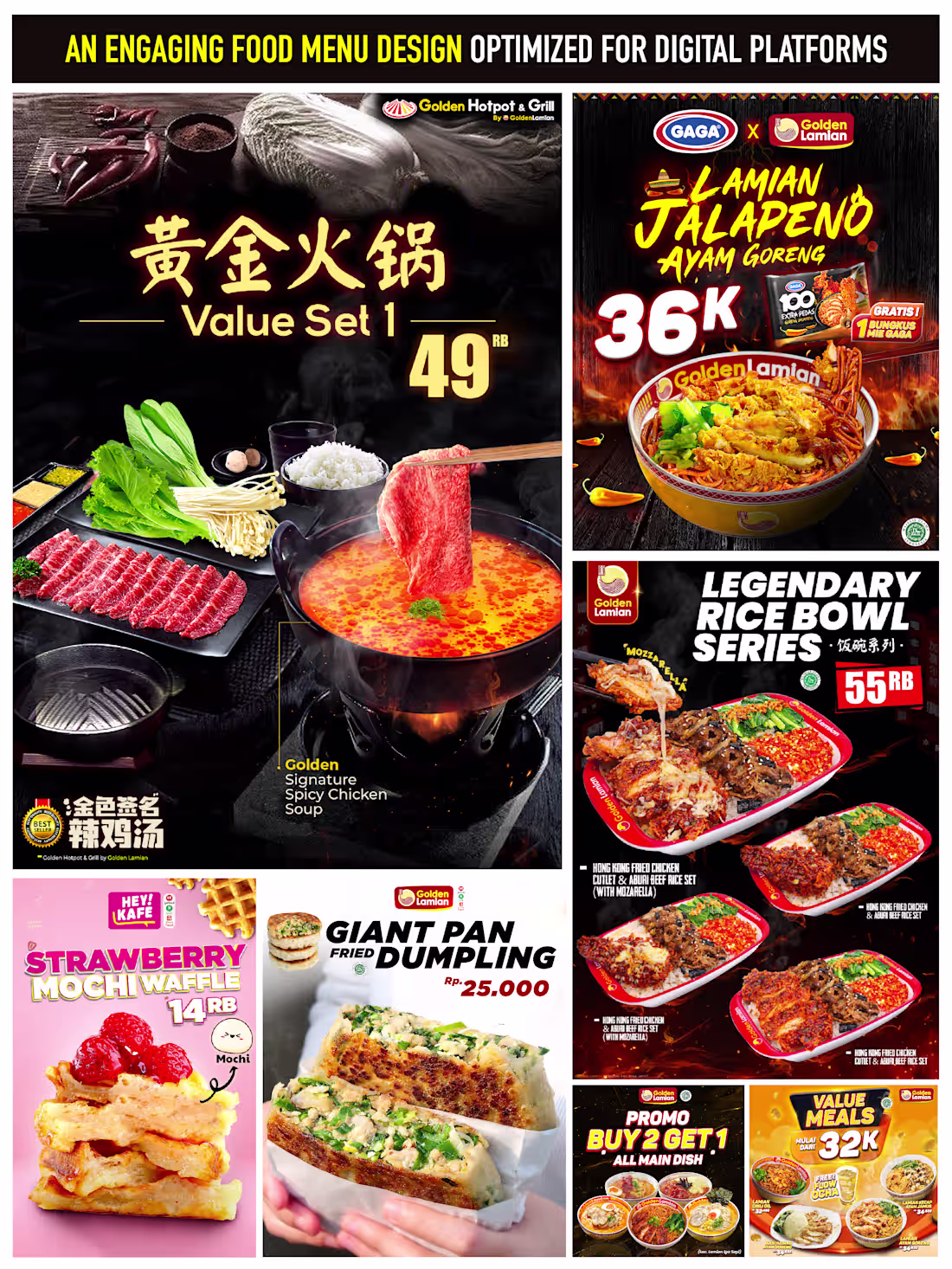 Cover image for Restaurant Promotional Campaign & Food