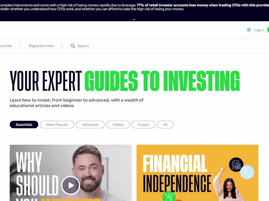Cover image for academy.etoro.com education materials
