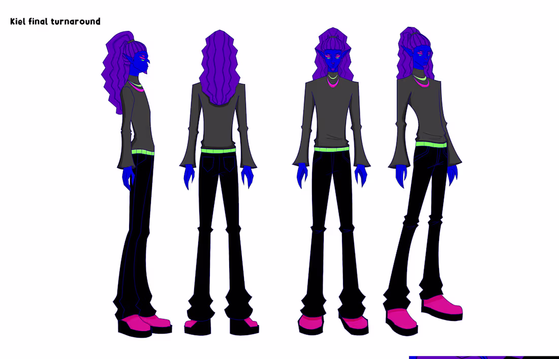 Cover image for Character turnaround sheets