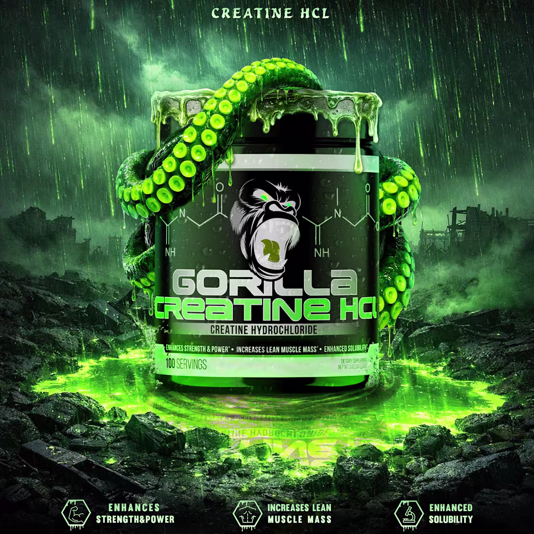 Cover image for Gorilla Pre-Workout — Visualization Series III: TOXIC