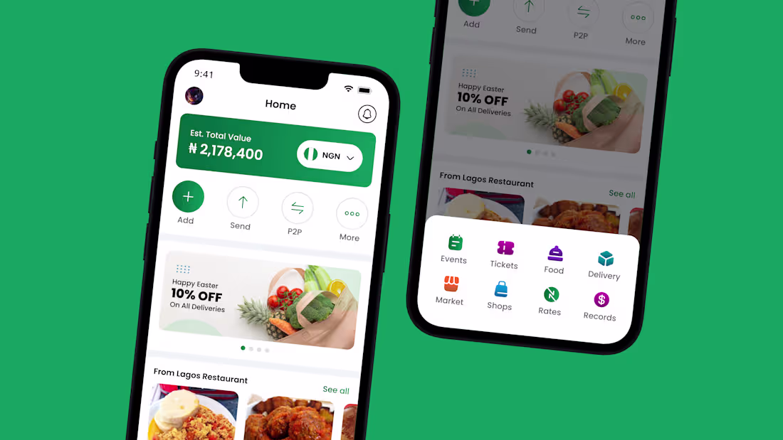 Cover image for Greep Pay, a Fintech Super App - Home