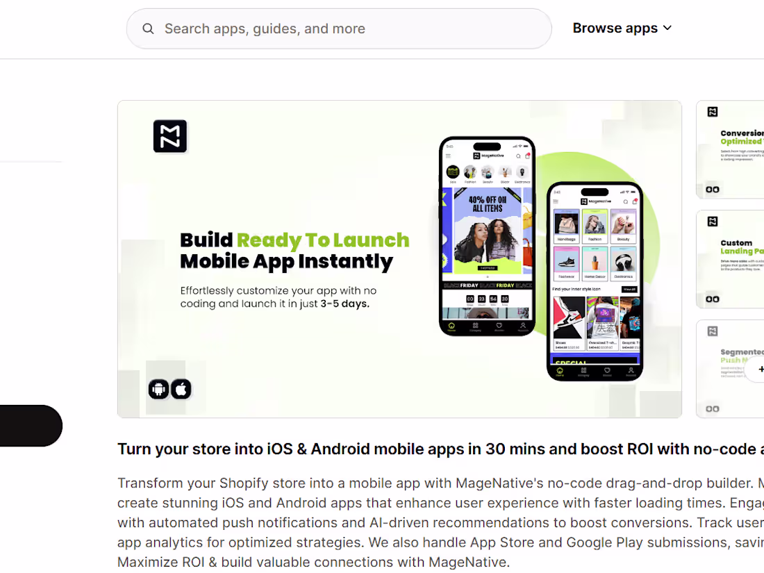 Cover image for Mobile App Builder