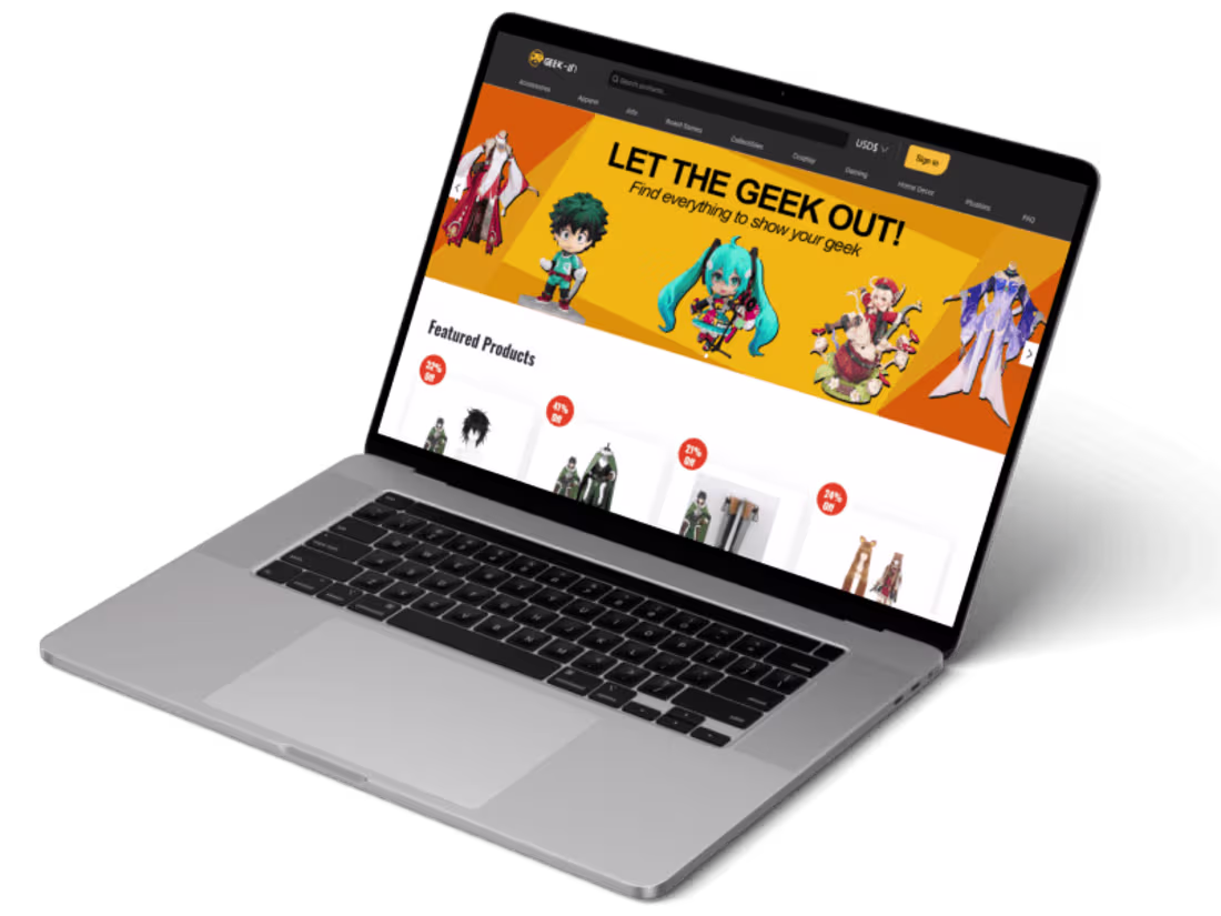 Cover image for CUSTOM SHOPIFY DEVELOPMENT - Geek-it!