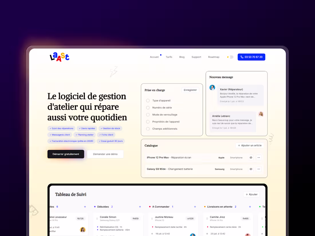 Cover image for Laast.io - Website Design