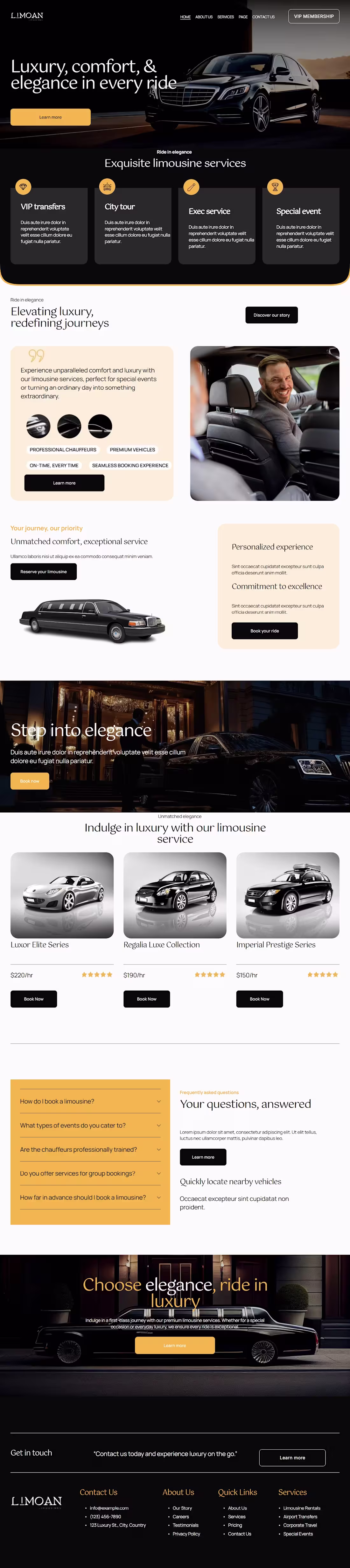 Cover image for Luxury Service Website 
About This