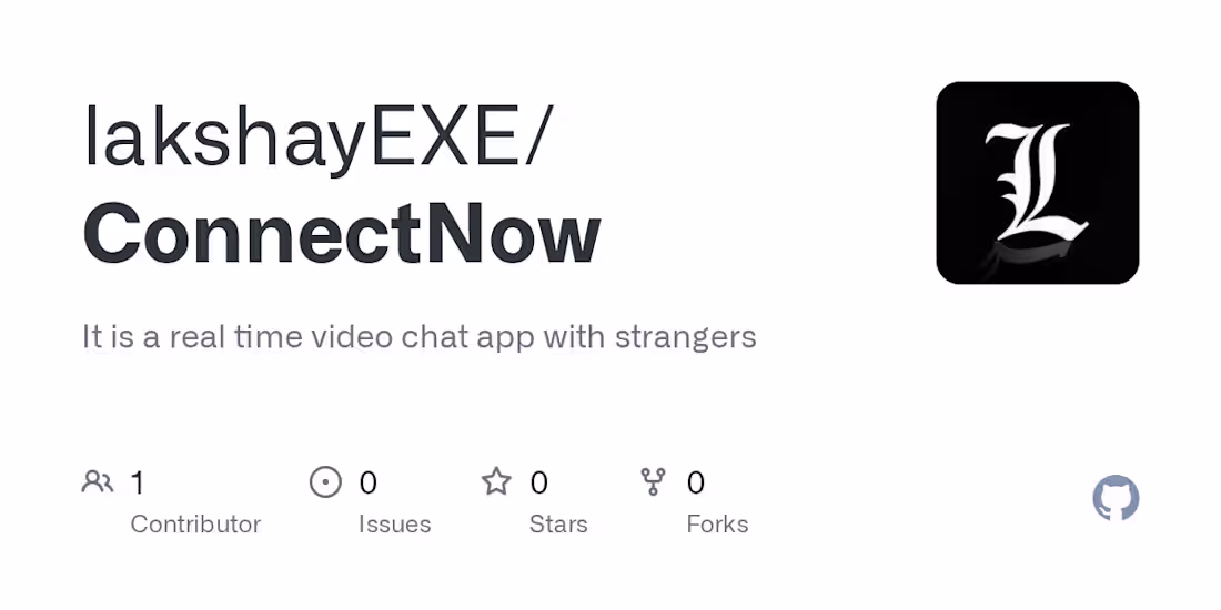 Cover image for ConnectNow Real-Time Video Chat Application Development