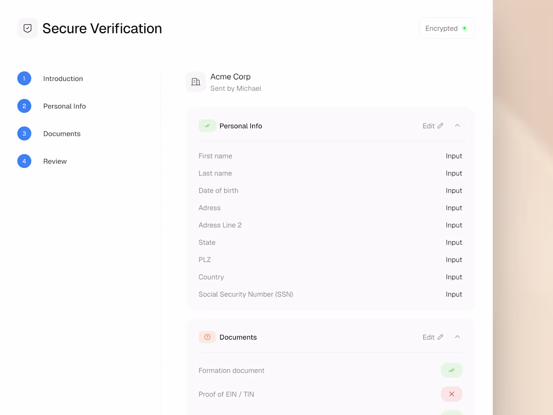 Cover image for Verification Screen