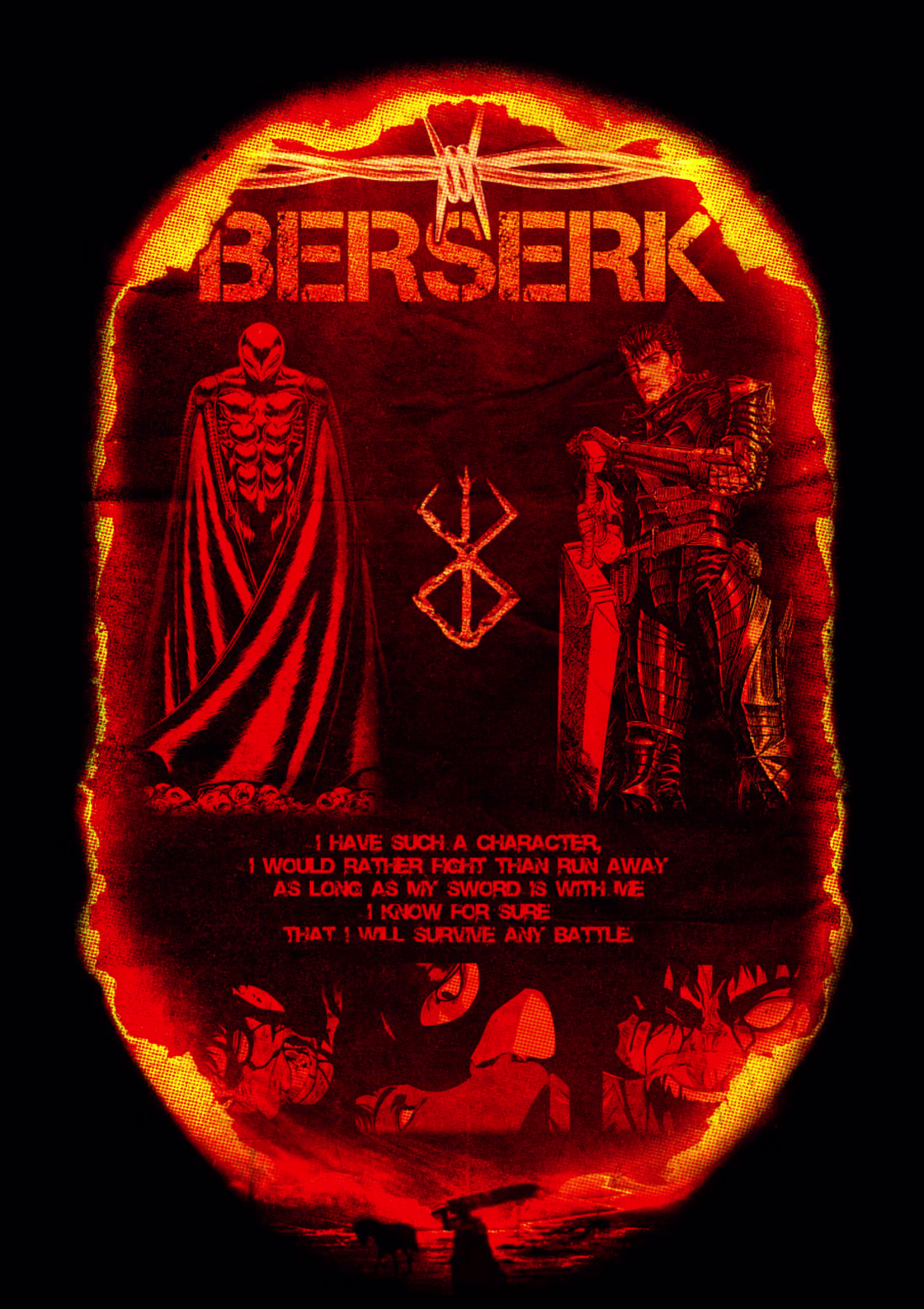Cover image for Anime "Berserk" poster 
