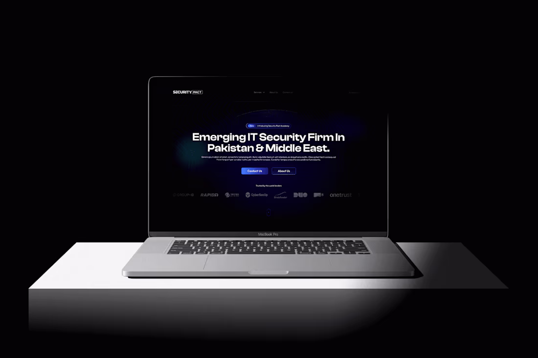 Cover image for Security Website UI/UX Design