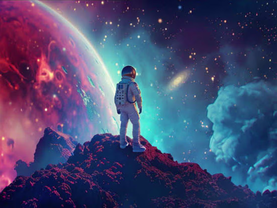 Cover image for The depths of space