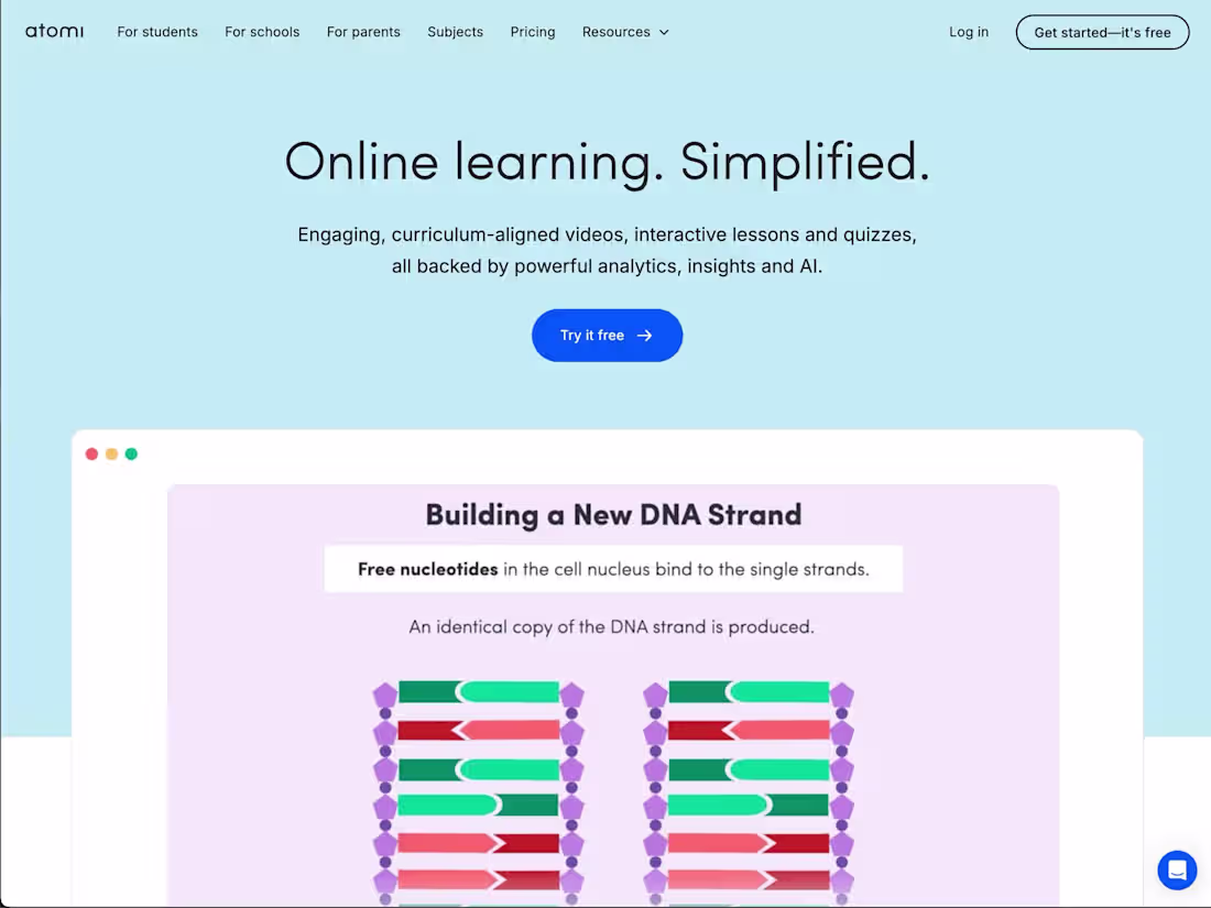 Cover image for Atomi - Online Teaching & Learning Platform