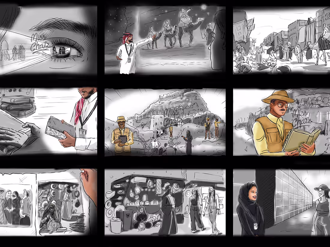 Cover image for 'Al Ula Stars' Storyboard