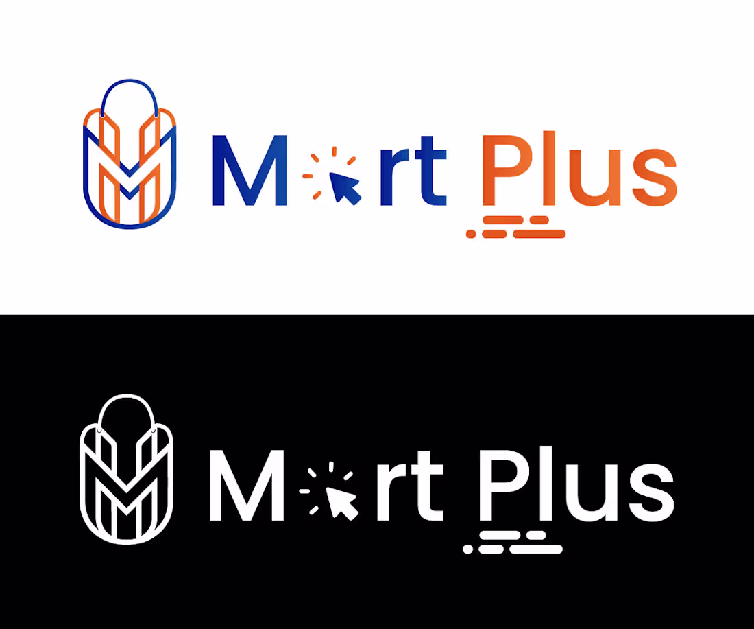 Cover image for H&M Mart Plus Logo Design.