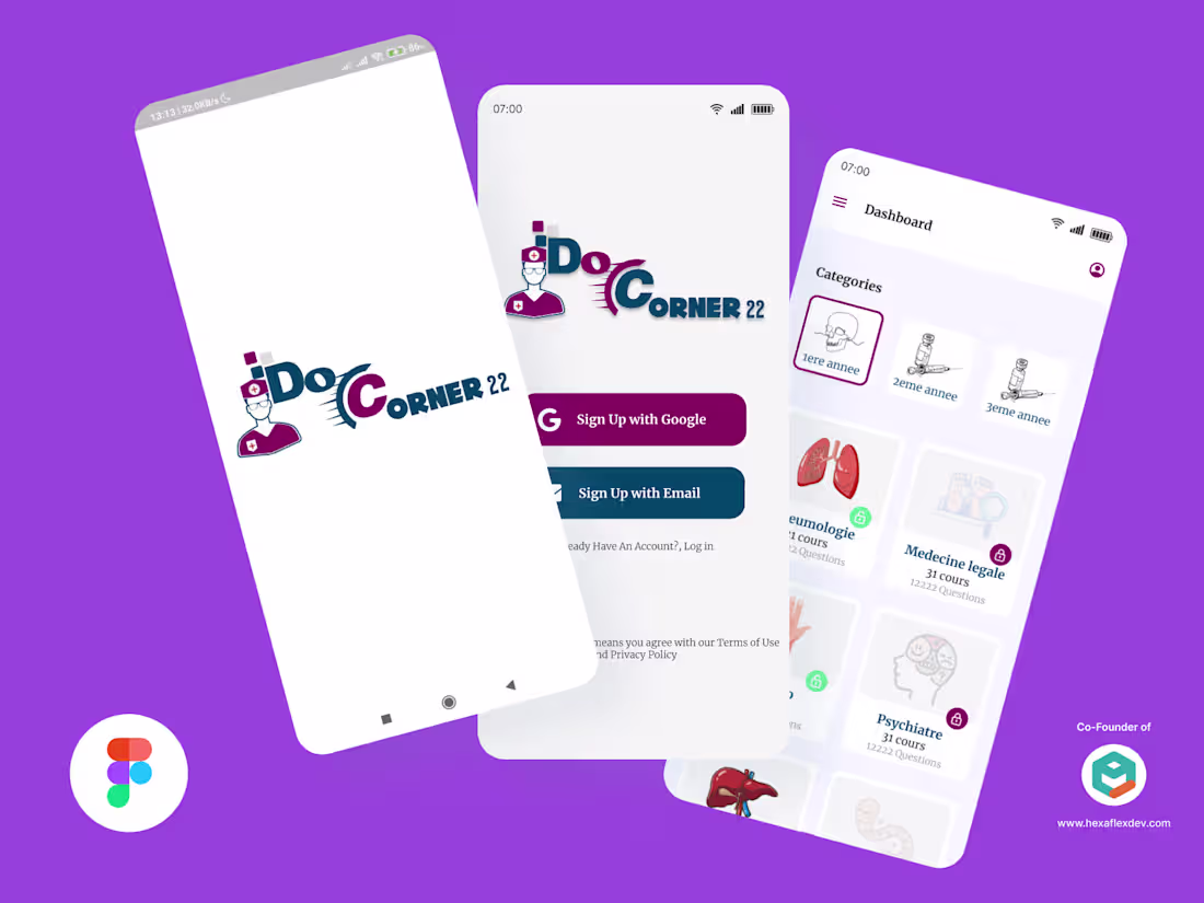 Cover image for E-learning quiz / Mobile App Design