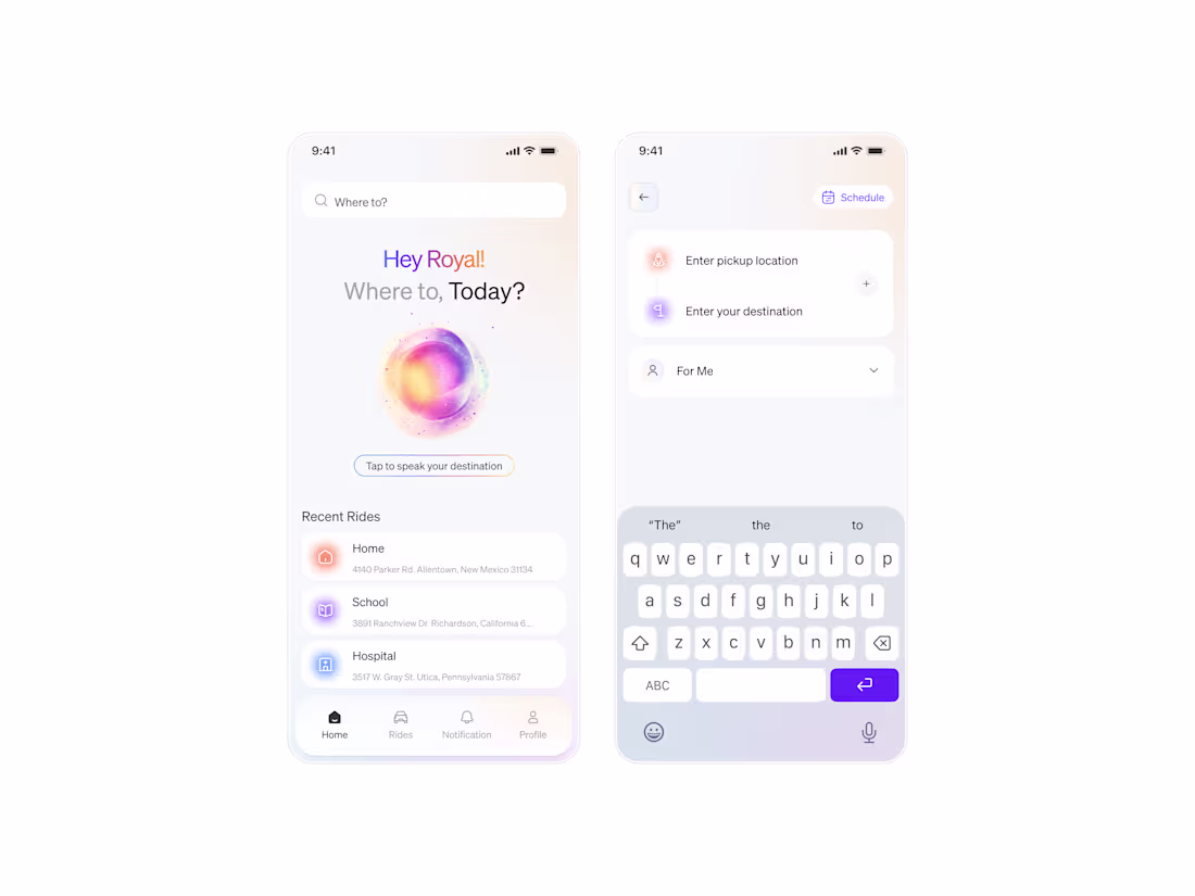 Cover image for AI Ride Sharing Mobile app