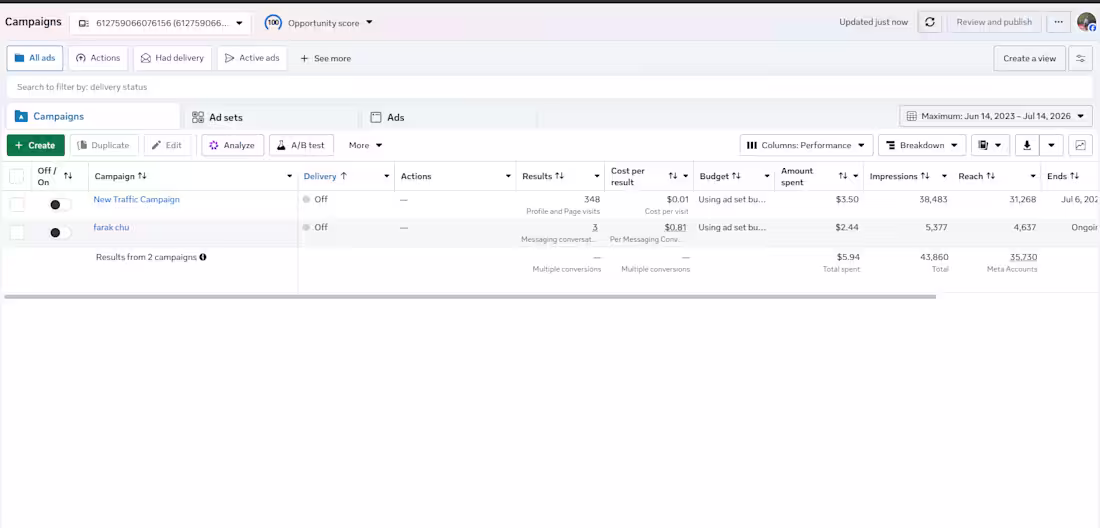 Cover image for Meta Ads Infrastructure Setup &