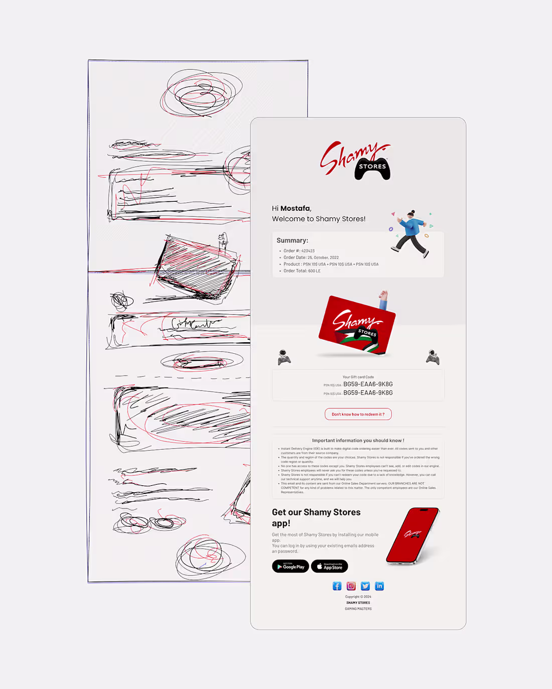 Cover image for Gift Card Email Design | UX/UI :: Behance