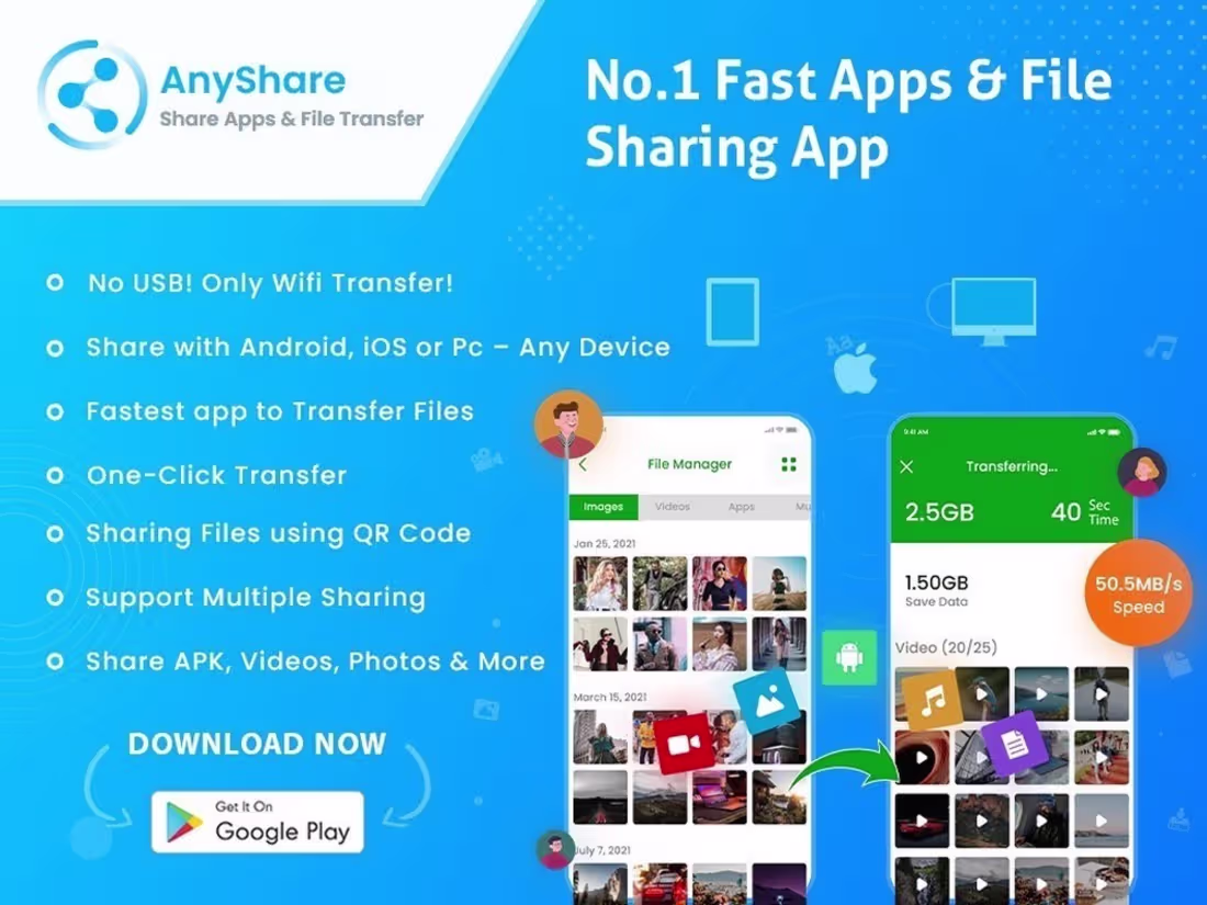 Cover image for AnyShare File Transfer App Development