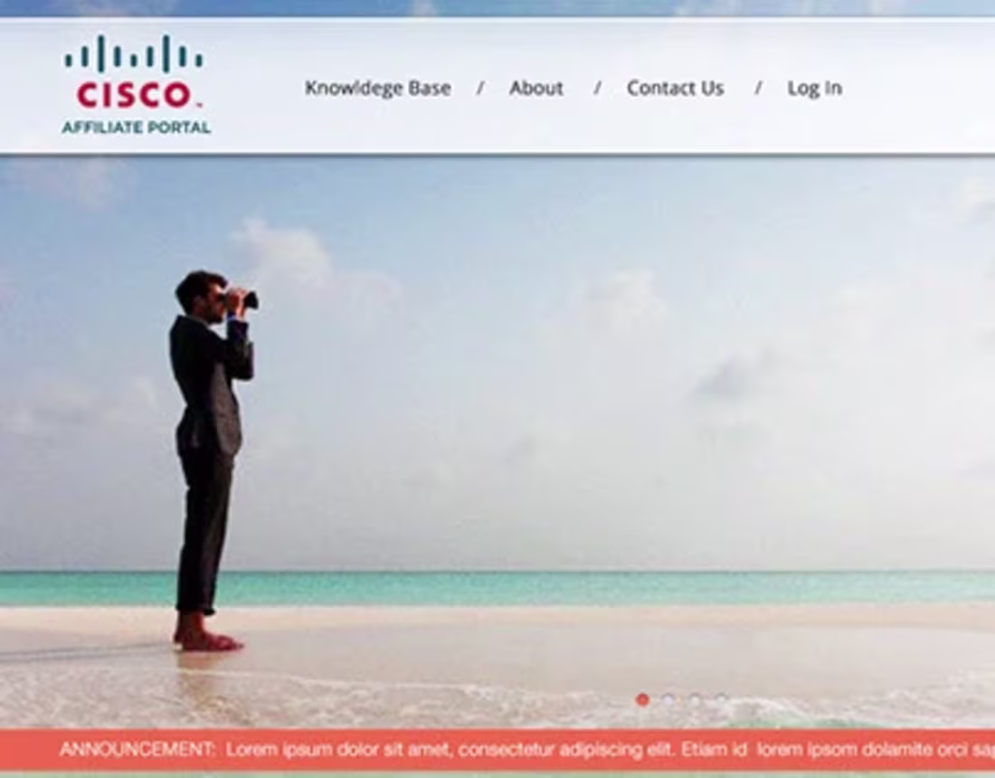 Cover image for Cisco Affiliate Portal Site