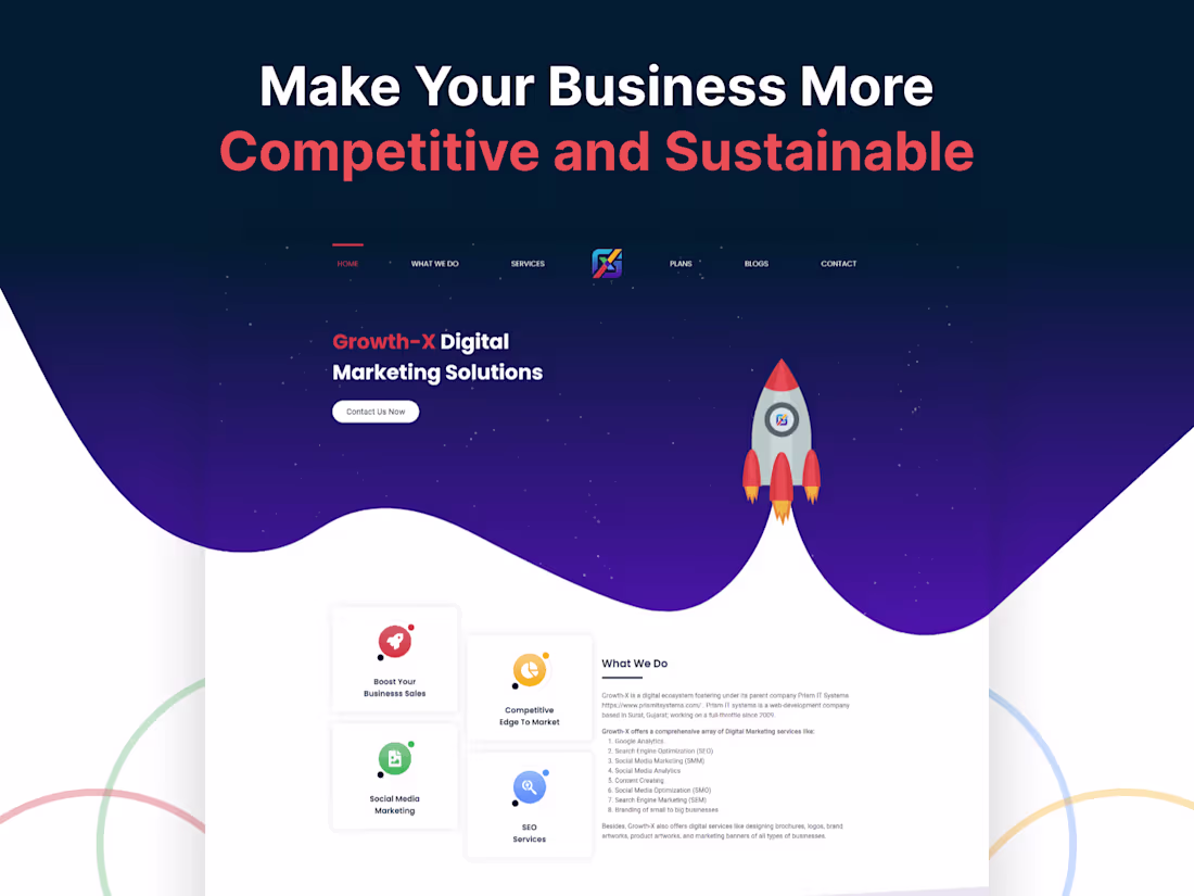 Cover image for Website for a Digital Marketing Agency