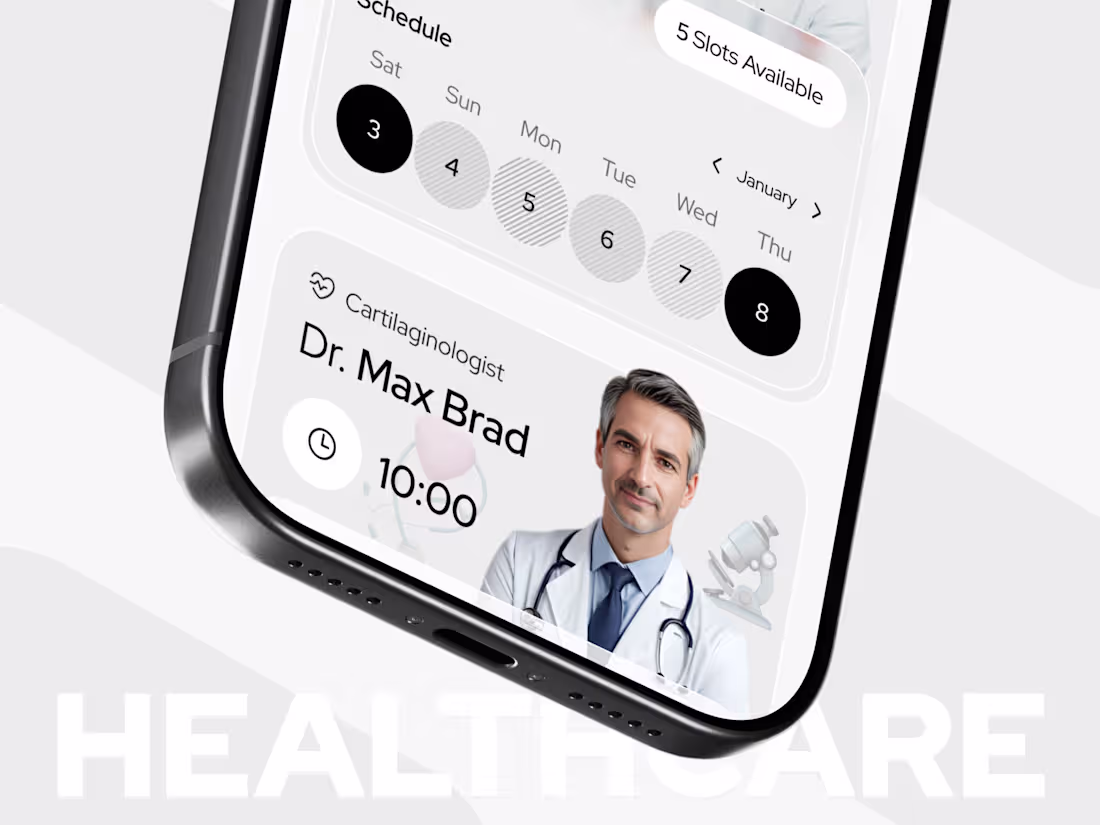 Cover image for Doctor Appointment App Design
