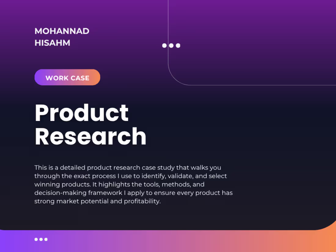 Cover image for Amazon FBA Product Research