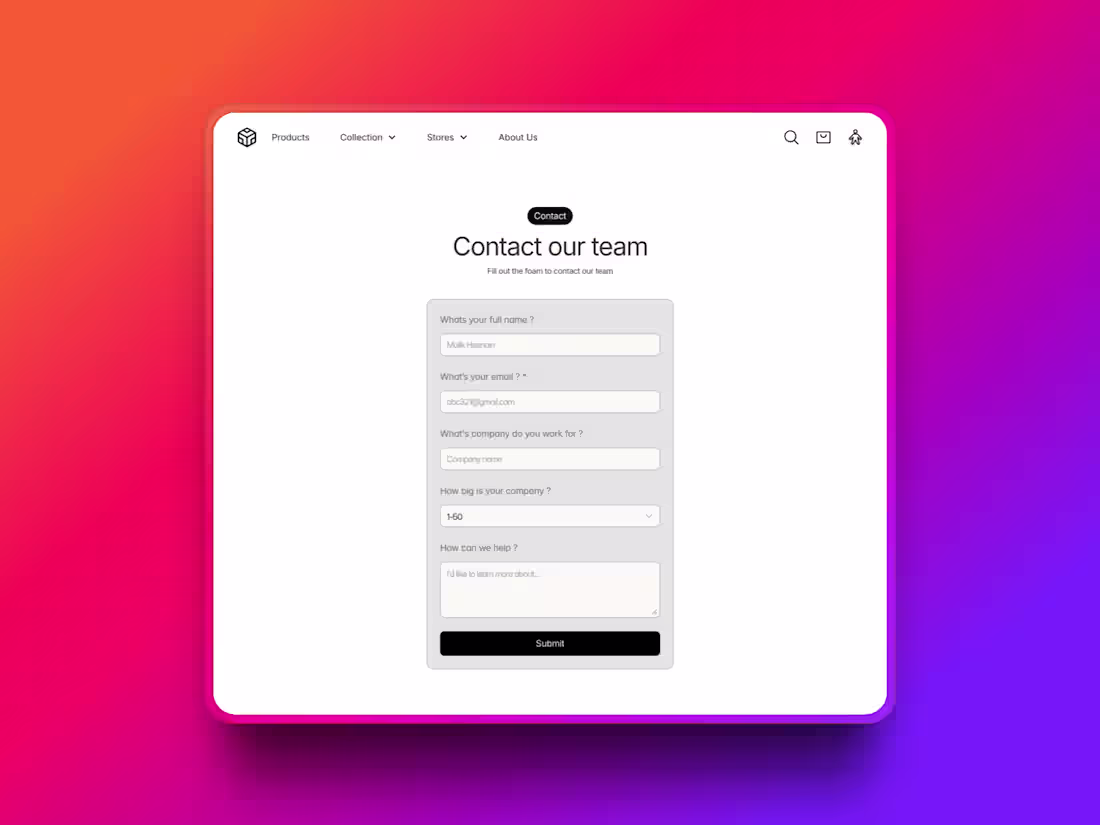 Cover image for Design this page on framer for practice.