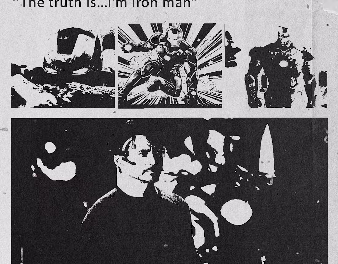 Cover image for Vintage Poster about Iron Man
