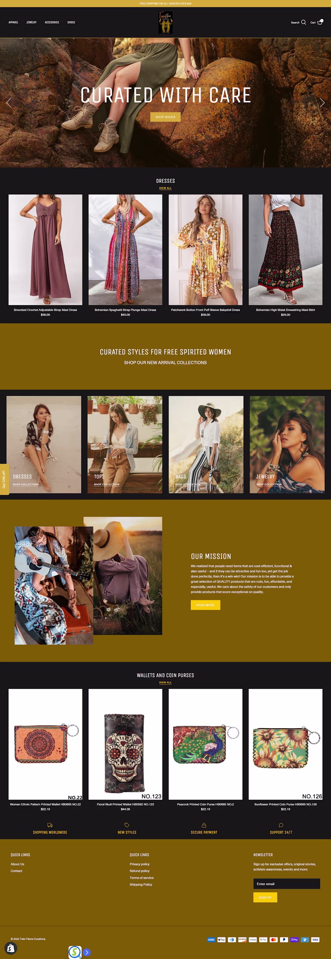 Cover image for Shopify Boutique Fashion Store Design