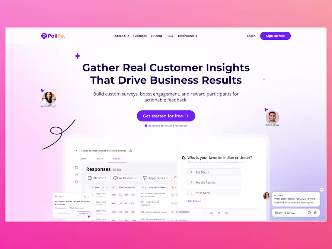 Cover image for PollPe Forms | Build forms for free