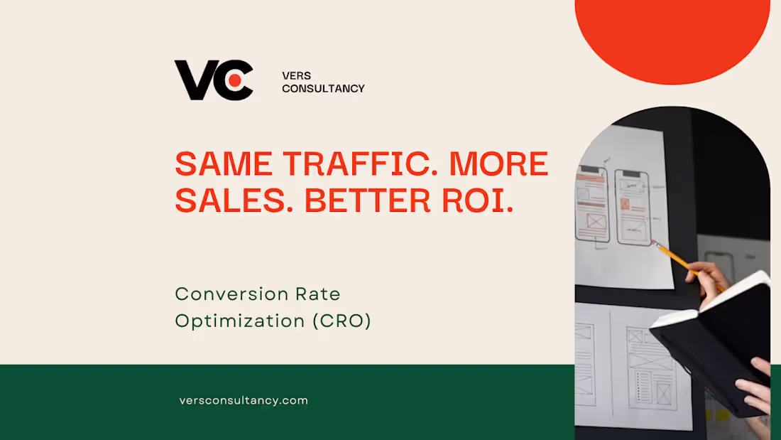 Cover image for Conversion Rate Optimization (CRO)