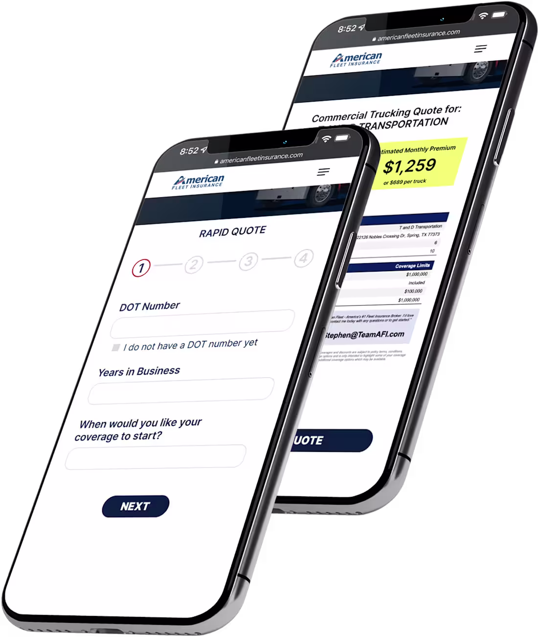 Cover image for 🚚 American Fleet Insurance – Rapid Quote App A while ago, I...
