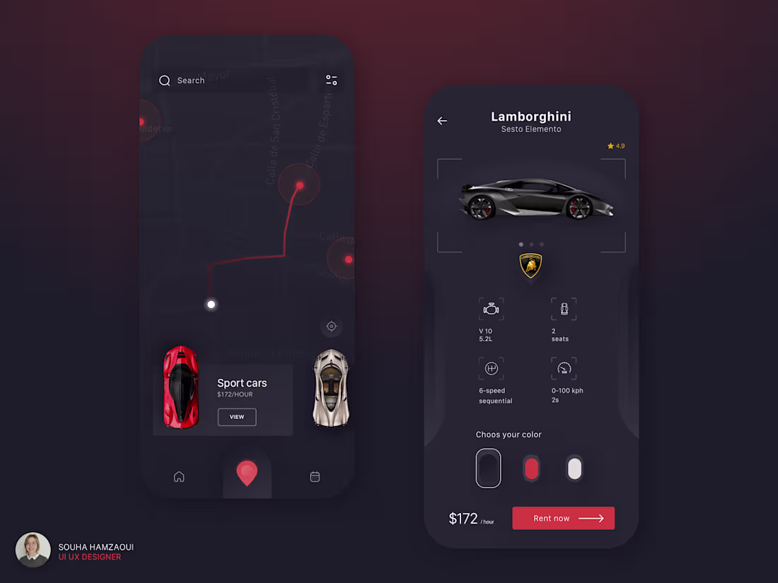 Cover image for Super Cars App Rental-Concept