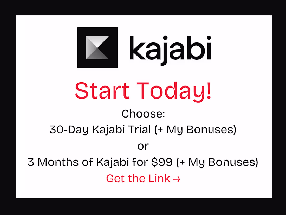 Cover image for Start on Kajabi Today and