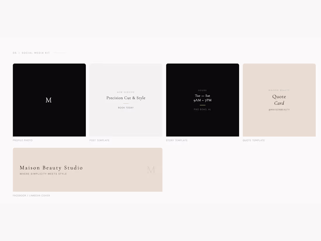 Cover image for A complete brand identity system