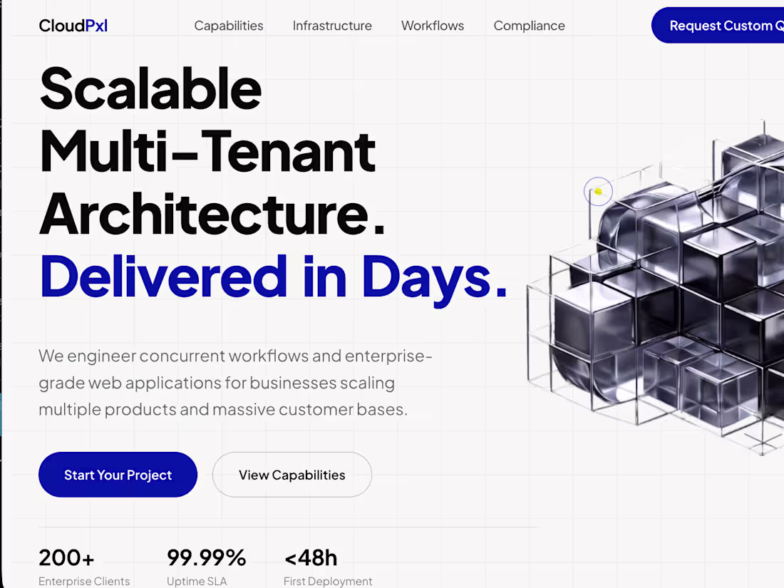 Cover image for CloudPxl | Enterprise Infrastructure & Workflow Scaling