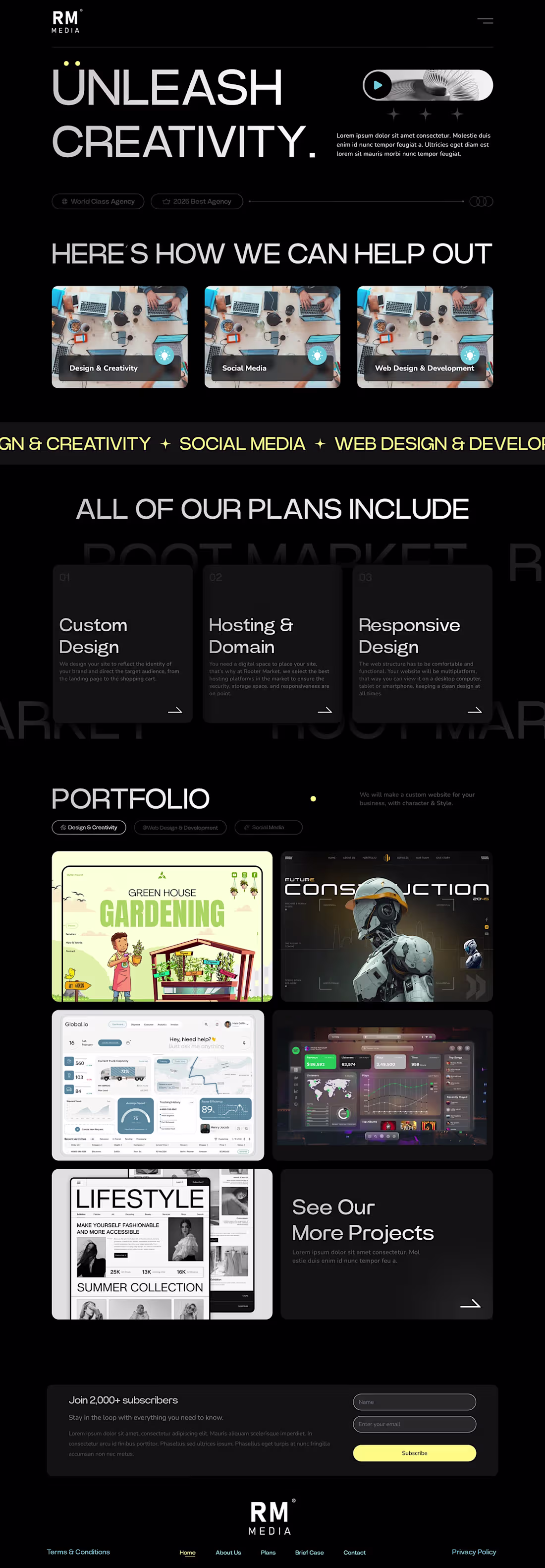 Cover image for RM Media UI/UX Design