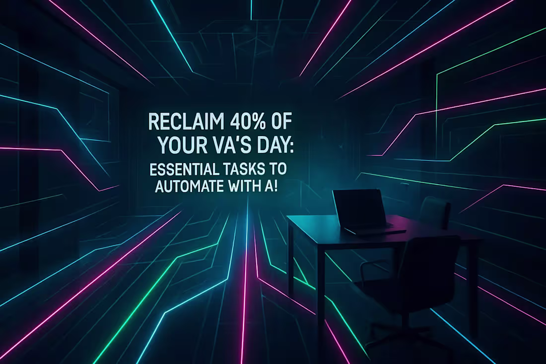 Cover image for Reclaim 40% of Your VA’s Day: Essential Tasks to Automate with AI