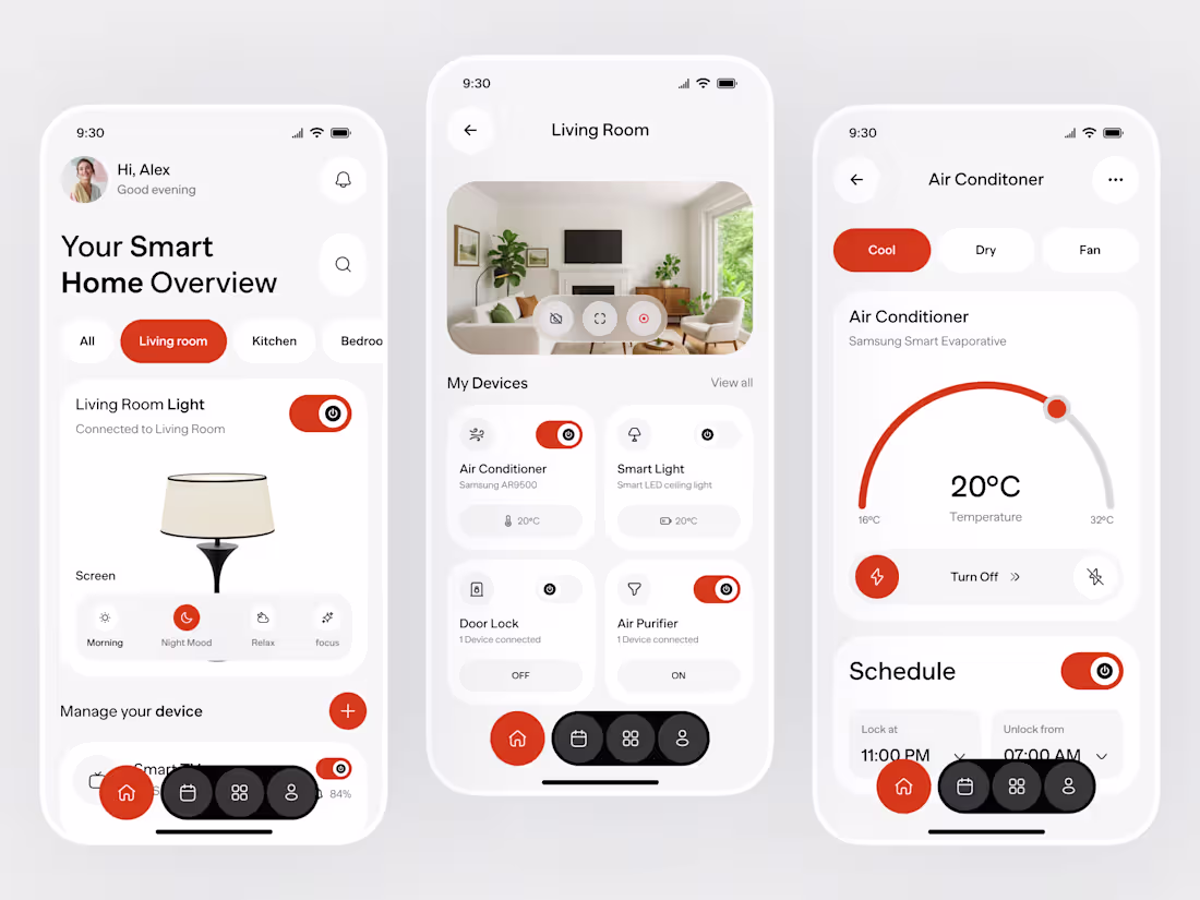Cover image for Smart Home App UI Design