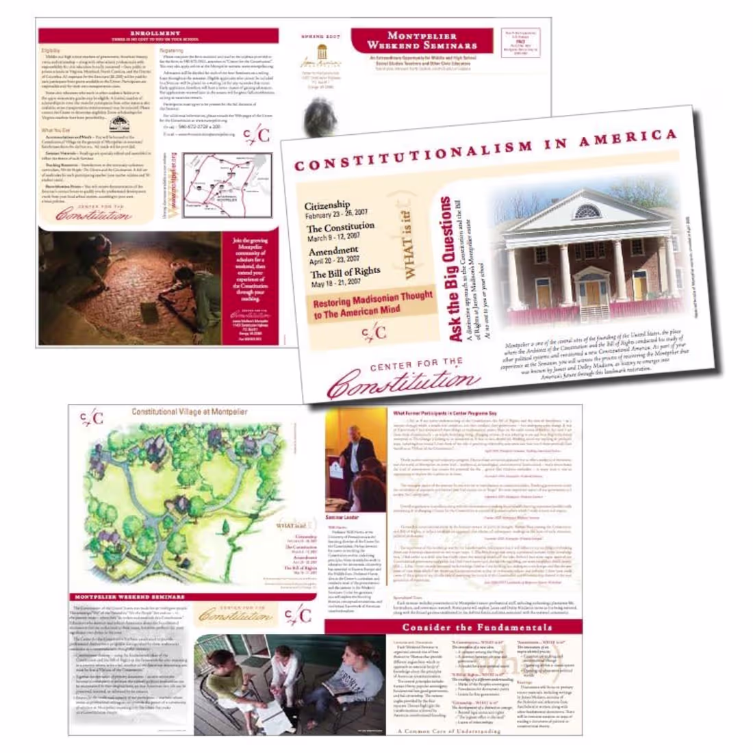 Cover image for Center for the Constitution Brochure/Mailer