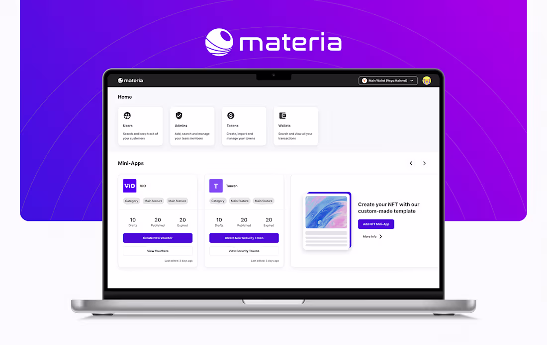 Cover image for Materia | Web App Design 